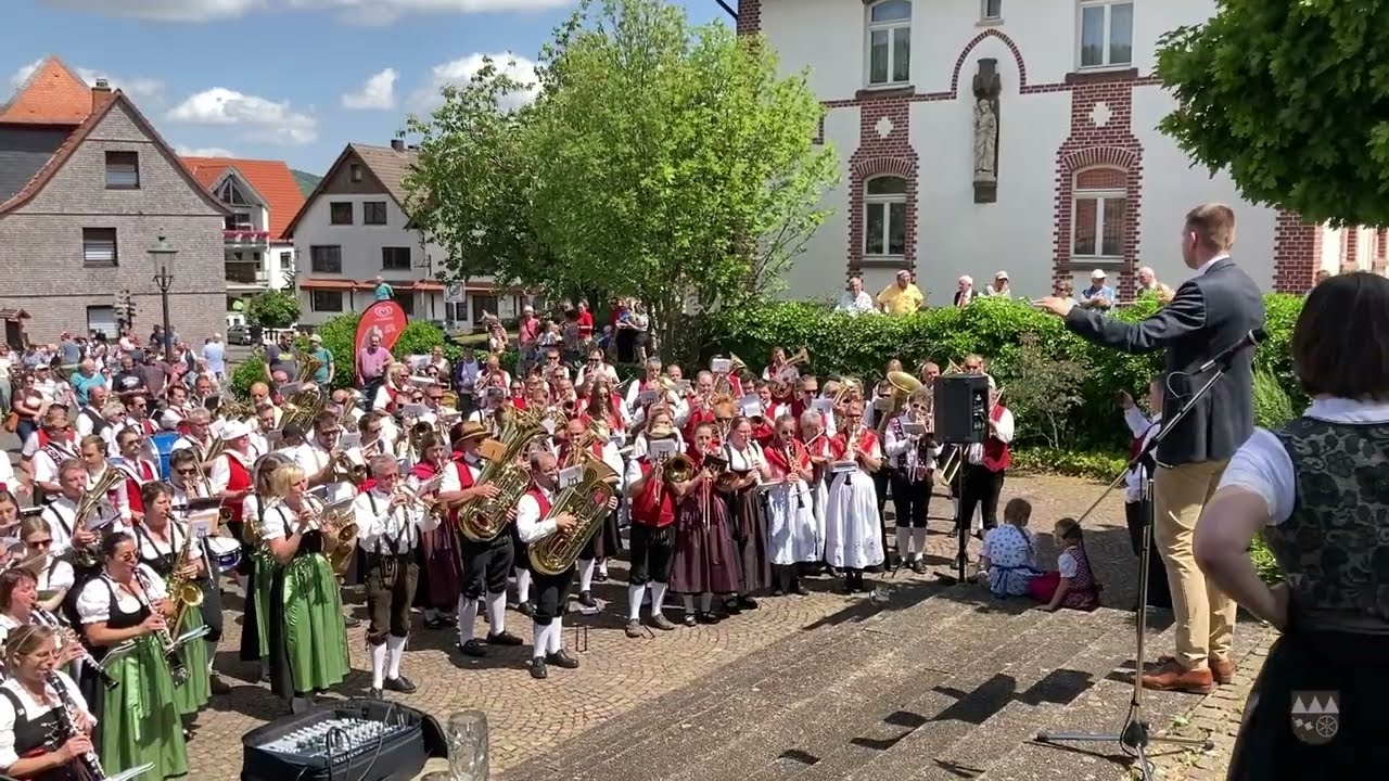 WIR MUSIKANTEN & WIR GRÜßEN MIT MUSIK - Gesamtspiel Kreismusikfest Wüstensachsen 2023