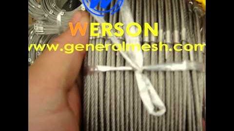 generalmesh inox line webnet,animal enclosure,wire rope net supply