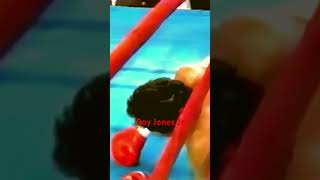 Roy Jones Jr Put Him Against The Ropes And Down He Goes From A Left Hook First Round Knockout