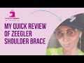 My Retail Therapy Reviews Zeegler Orthosis Shoulder Brace