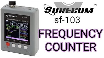 UNBOX & TEST - SURECOM SF-103 FREQUENCY COUNTER , 2024