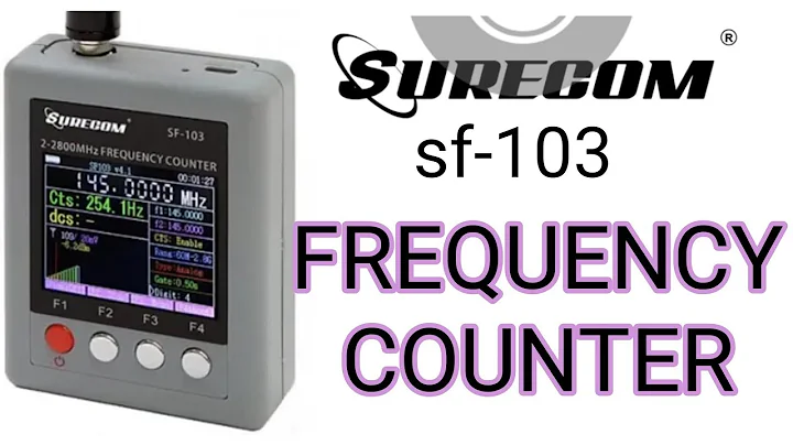 UNBOX & TEST - SURECOM SF-103 FREQUENCY COUNTER , 2024