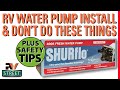 RV SHURflo Water Pump Replacement & Vital Tips
