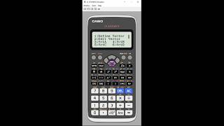 fx-991EX Classwiz :Vector Calculations with Scientific Calculator screenshot 3