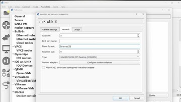 konfigurasi routing statis dan dinamis menggunakan||virtual box dan gns3||
