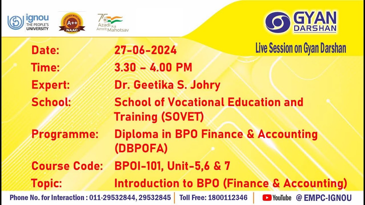 Introduction to BPO (Finance & Accounting)