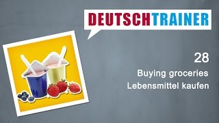 German for beginners (A1/A2) | Deutschtrainer: Buying groceries screenshot 4