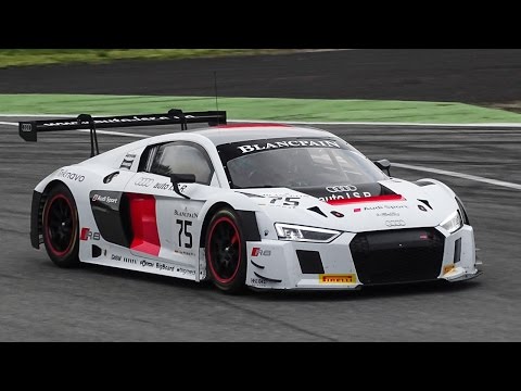 Audi R8 LMS GT3 (2016) Testing On Track - YouTube