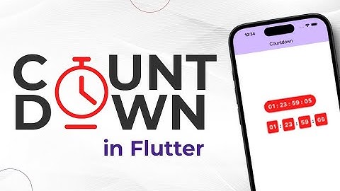 Countdown Timer In Flutter | In Hindi