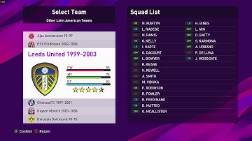 Ultra Realistic Legends Pack PES2020 Squad Lists (Work in Progres)