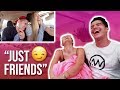 REACTING to Old Vlogs BEFORE WE DATED!!