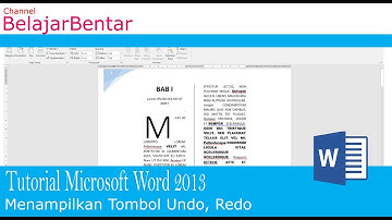 Microsoft Office 2013 Cara Menampilkan Tombol Undo Redo Yang Hilang di Word, Excel, PowerPoint