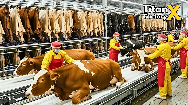 Inside Titan Cow-Leather Factory: From Raw Cow Hide to High-End Fashion $5,900 (Full Process)