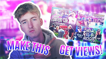 How To Make INSANE Thumbnails like BIG Youtubers (RiceGum, Banks, Adapt) 2017