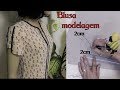 BLUSA COM DEBRUM MODELAGEM / Luciete Vasconcelos Atelier