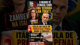 🚨 ITÁLIA HUMILHA O STF? Decisão Sobre Zambelli Acende Debate Mundial Sobre a Justiça Brasileira