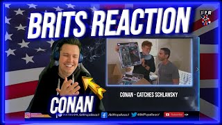 Conan Reaction - Catches Jordan Schlansky Coming In Late