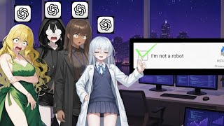 ai characters try to solve CAPTCHA [AI Coporation Ep 1]