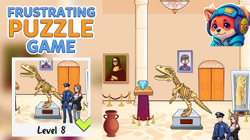 Frustrating Puzzle Game – Level 8 find all the robbers Walkthrough Solutions iOS / Android Gameplay