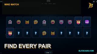 Mind Match Gameplay | Find Every Pair | Blitzcade