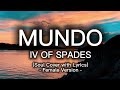 Mundo - IV of Spades (Soul Cover with Lyrics) | AI Song Cover