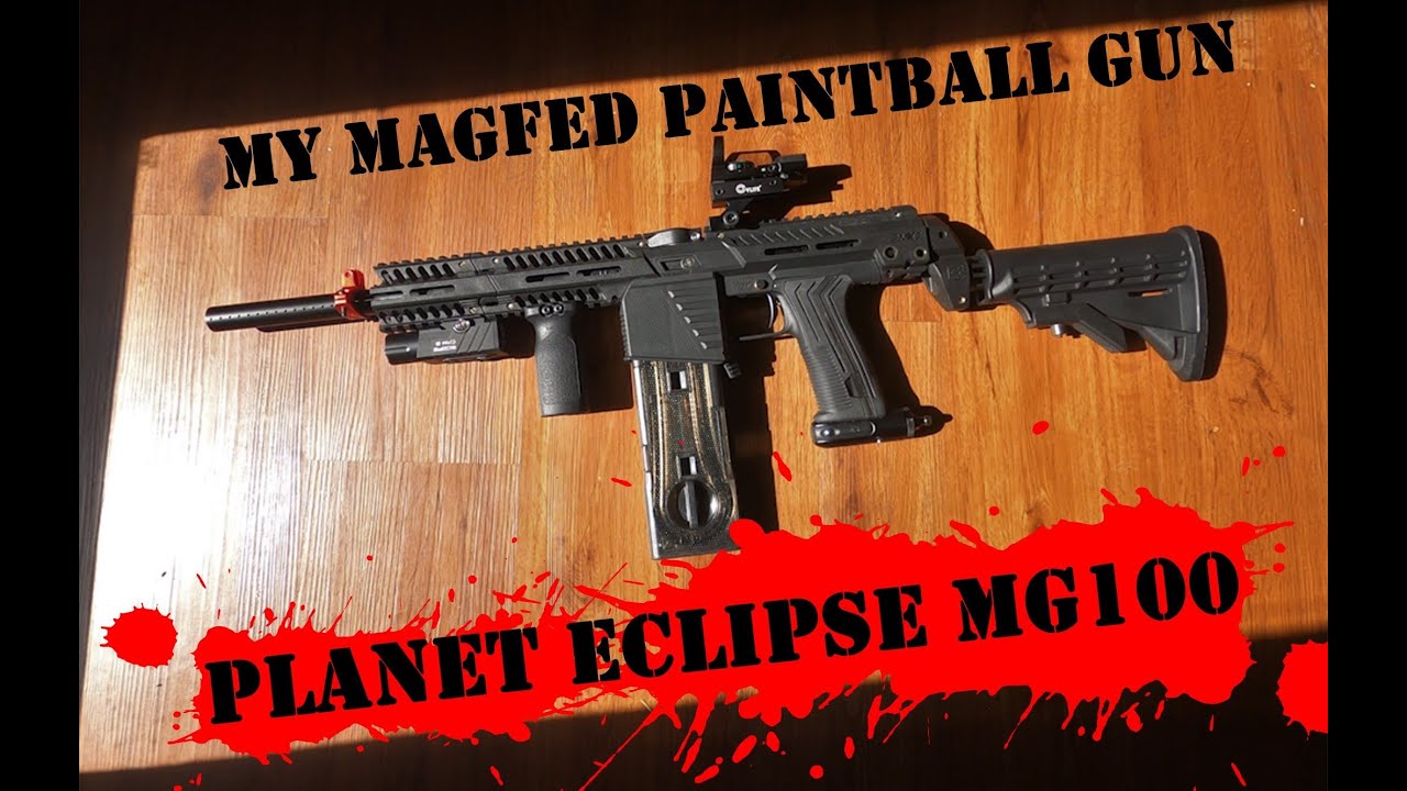 My Magfed Paintball Gun! [planet eclipse mg100] 