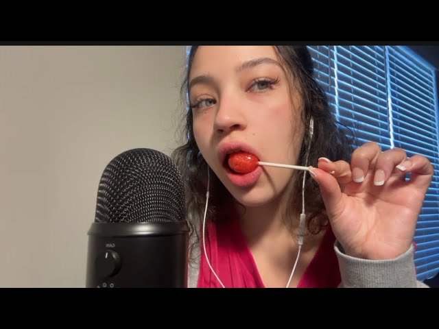 ASMR | Lollipop sounds 🍭, mouth sounds🫦