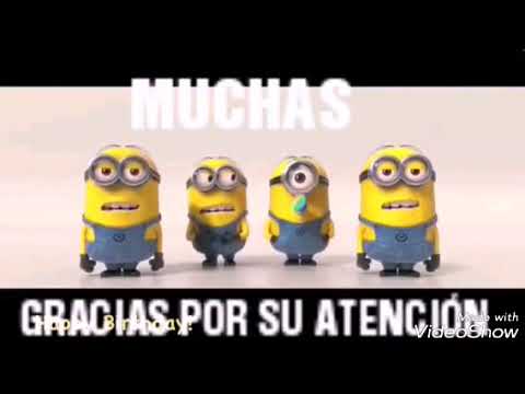 Minions Gracias Por Su Atencion Youtube