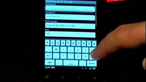 Set up email on an Android phone