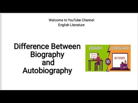 autobiography and biography meaning in urdu