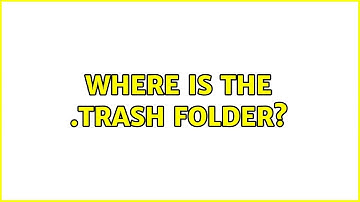 Ubuntu: Where is the .Trash folder?