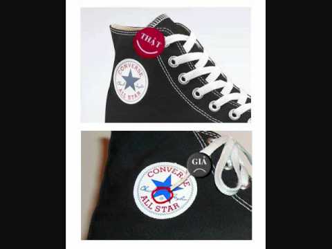 How to spot fake converse - YouTube