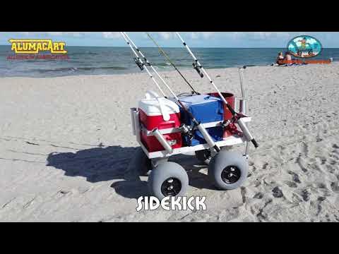 Sidekick Fishing Wagon-TEN ROD HOLDERS