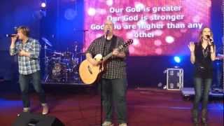 Mike Grayson, Mike Weaver & Kerrie Roberts Live: Our God + How Great Is Our God