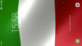 3D Italy Flag Live Wallpaper screenshot 1