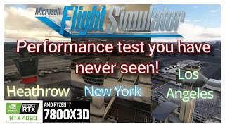 Unveiling the Ultimate Performance Test: 7800X3D + 4090 | Microsoft Flight Simulator