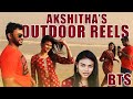 Akshithas outdoor reels shoot  behind the scenes  akshitha and abhishek fights  appulovesappu
