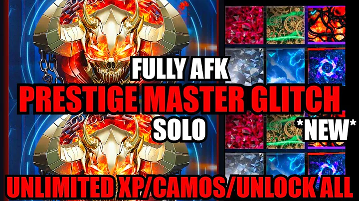 *NEW* FULL AFK MAX PRESTIGE GLITCH! UNLIMITED XP/CAMOS/UNLOCK ALL! BO7 GLITCHES! BO7 ZOMBIES GLITCH!
