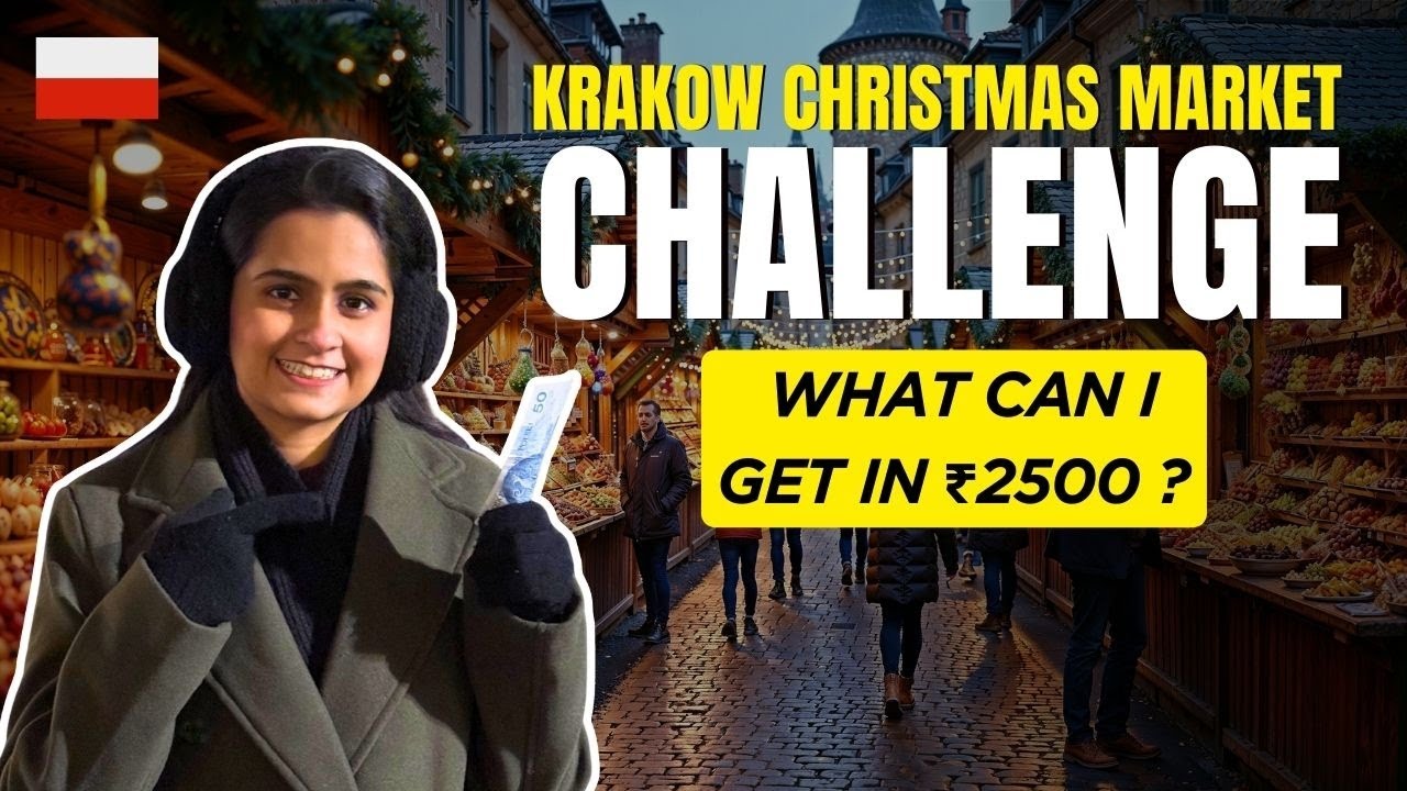 Is Europe Really Expensive? Indian Couple Tests Poland's Christmas Market