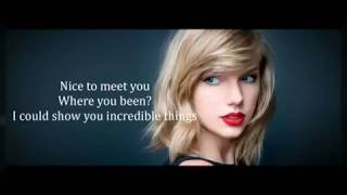 Taylor Swift  lyrics Blank space chords
