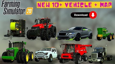New 10+ vehicles with Unlimited money mod  | New map | farming simulator 20 gameplay @FarmingView