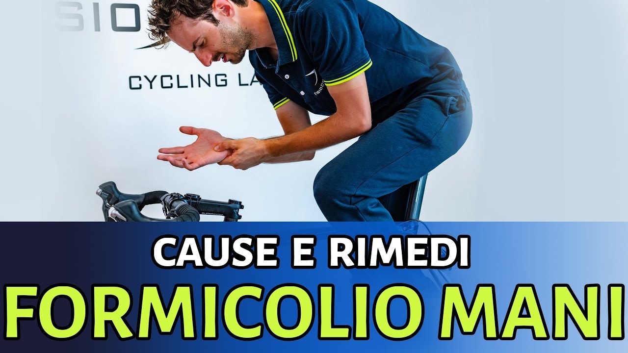 formicolio alle mani andando in bicicletta