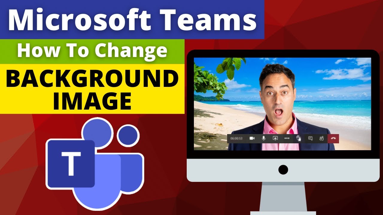 How to Change Your Background Image in Microsoft Teams - YouTube