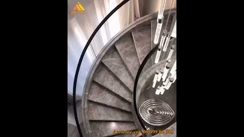 CẦU THANG ỐP ĐÁ MARBLE SIÊU ĐẸP - ĐÁ HOA CƯƠNG ATC