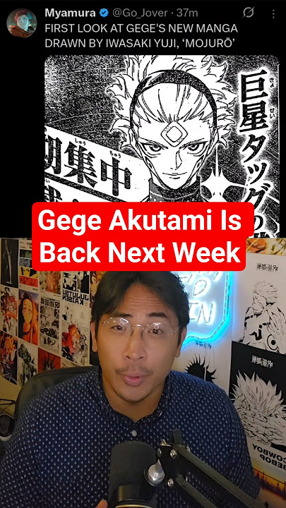 Gege Akutami's NEW Manga! #gegeakutami #jujutsukaisen