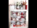 MY VINTAGE RED AND WHITE ENAMELWARE COLLECTION #farmhousedecor #vintage