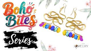 Boho Bites Series: Wavey Wire Earrings