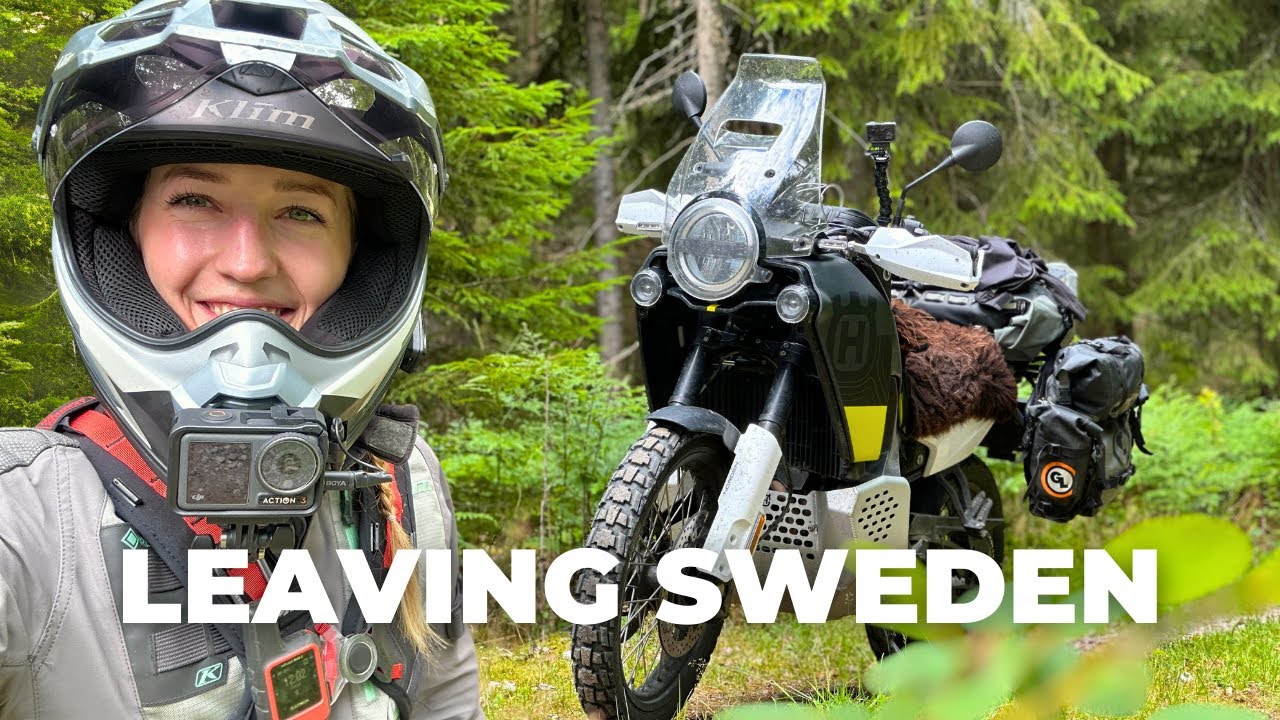 Last day in Sweden on Trans Euro Trail  | 40 days solo motorcycle camping | Norden 901 [S5-E26]