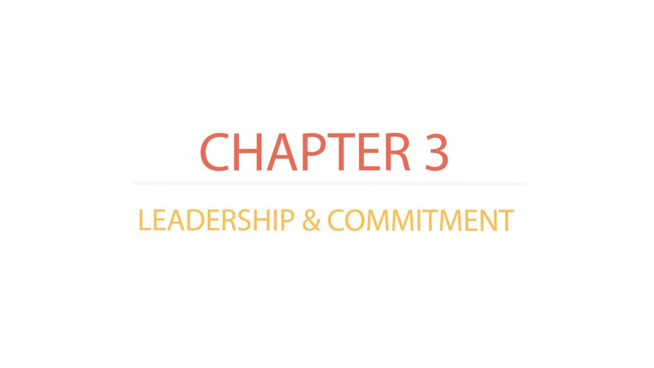 Total Quality Management | Leadership & Commitment - Chapter 3 - YouTube