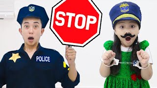 Police Adventure: Annie and Sammy Pretend Police and Play with Car Toys for Kids